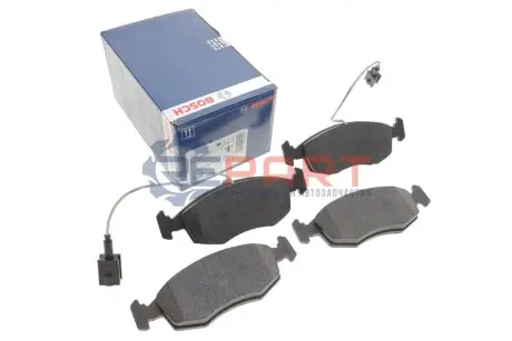 Комплект гальмівних колодок передн, FIAT 500, 500 C, GRANDE PUNTO, PANDA, PUNTO, PUNTO EVO 0.9-1.4LPG 10.05 Bosch 0986494463 Купити в Україні