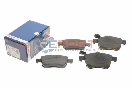 Комплект гальмівних колодок передн, ALFA ROMEO GIULIETTA 1.4-2.0D 04.10-12.20 Bosch 0986494465 Купити в Україні