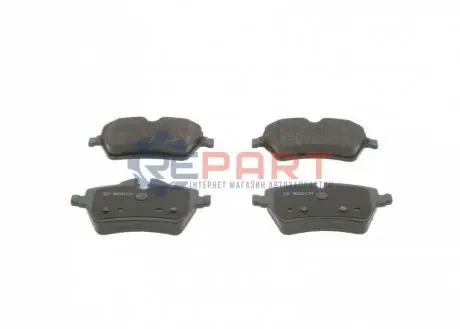 Комплект гальмівних колодок передн, MINI (R50, R53), (R52), (R56), (R57), (R58), (R59), CLUBMAN (R55), COUNTRYMAN (R60), PACEMAN (R61) 1.4LPG-2.0D 06.01-10.16 Bosch 0986494489 Купити в Україні