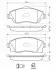 Фото Колодки гальмівні (передні) Opel Combo 01-/Corsa C 00-09/Meriva A 03-10/Tigra 04-10 Bosch (0986494510) зображення 1