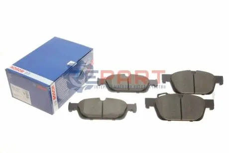 Фото Колодки гальмівні (передні) VW T5 03-/T6 15- (з датчиком) BOSCH (0986494553) зображення 1