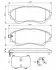 Фото Комплект гальмівних колодок передн, FORD RANGER MAZDA B-SERIE, BT-50 2.5D/3.0D 06.99 Bosch (0986494587) зображення 1