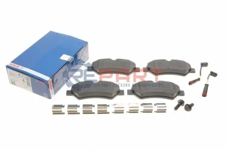 Комплект гальмівних колодок задн, MERCEDES SPRINTER 3,5-T (B906), SPRINTER 3-T (B906), SPRINTER 4,6-T (B906), SPRINTER 5-T (B906) 1.8-3.5 06.06-12.19 Bosch 0986494601 Купити в Україні