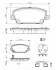 Фото Комплект гальмівних колодок передн, HONDA CIVIC VIII 1.4-2.2D 09.05-05.13 Bosch (0986494611) зображення 1
