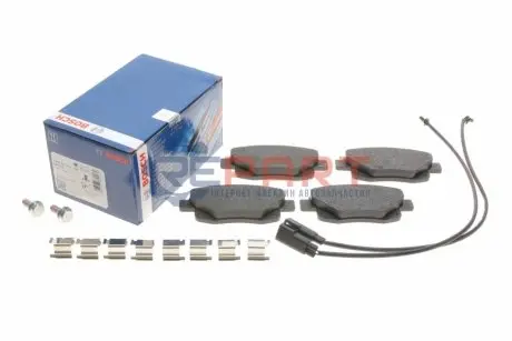 Комплект гальмівних колодок задн (з інструкцією по монтажу) Bosch 0986494614 Купити в Україні