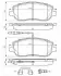 Фото Комплект гальмівних колодок задн/передн, FIAT SCUDO, ULYSSE PEUGEOT 807, EXPERT 1.6-2.2D 02.96 Bosch (0986494615) зображення 1