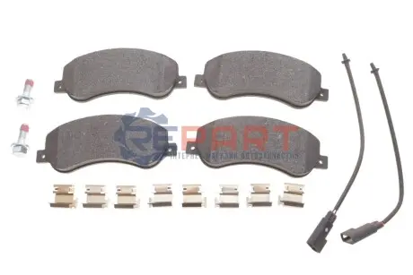 Фото Колодки гальмівні (передні) Ford Transit 2.2-2.4TDCi 06-14 (з датчиками) BOSCH (0986494624) зображення 1