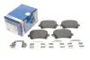 Фото Комплект гальмівних колодок задн, VW CC B7, PASSAT ALLTRACK B7, PASSAT B6, PASSAT B7, SHARAN, TIGUAN 1.4-3.6 03.05-07.18 Bosch (0986494626) зображення 1