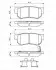 Фото Комплект гальмівних колодок задн, HYUNDAI ELANTRA IV, GETZ, GRANDEUR, HIGHWAY, MATRIX, SANTA FÉ I, SANTA FÉ II, SONATA IV, SONATA V, TRAJET, TUCSON, XG KIA MAGENTIS I 1.1-3.8 03.98 Bosch (0986494635) зображення 1