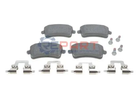 Комплект гальмівних колодок задн, AUDI A4 ALLROAD B8, A4 B8, A5, A6 ALLROAD C7, A6 C7, A7, A8 D4, Q5 PORSCHE MACAN 1.8-6.3 06.07 Bosch 0986494637 Купити в Україні