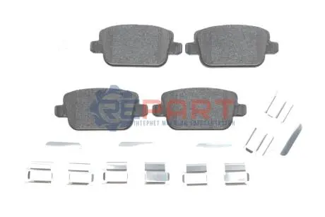Комплект гальмівних колодок задн, VOLVO S80 II, V70 III, XC70 II FORD FOCUS II, GALAXY II, GALAXY MK II, KUGA I, MONDEO IV, S-MAX LAND ROVER FREELANDER 2 1.6-4.4 03.06-12.16 Bosch 0986494639 Купити в Україні