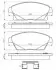 Фото Комплект гальмівних колодок передн, CADILLAC ATS CHEVROLET CRUZE, ORLANDO, TRAX, VOLT OPEL AMPERA, ASTRA J, ASTRA J GTC, MOKKA / MOKKA X, ZAFIRA C VW PASSAT B2 1.3D-2.0D 05.86 Bosch (0986494657) зображення 5