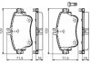 DB гальмів.колодки передн.A-class W176,B-class W242,246 11- BOSCH 0986494663 (фото 2)