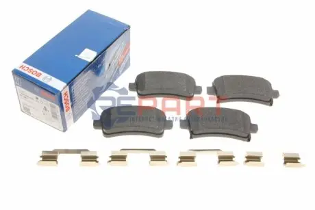 Комплект гальмівних колодок задн, BUICK LA CROSSE CHEVROLET MALIBU OPEL INSIGNIA A, INSIGNIA A COUNTRY SAAB 9-5 1.4-3.6 07.08 Bosch 0986494668 Купити в Україні