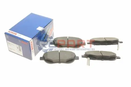 Комплект гальмівних колодок передн, TOYOTA AVENSIS, VERSO 2.0D/2.2D 11.08-10.18 Bosch 0 986 494 682 Купити в Україні