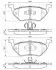 Фото Комплект гальмівних колодок задн, FORD MAVERICK FORD USA ESCAPE MAZDA TRIBUTE 2.0/2.3/3.0 03.00 Bosch (0986494683) зображення 1