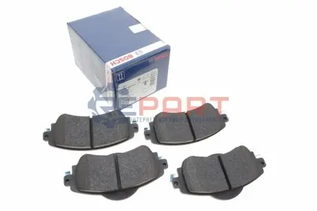 Комплект гальмівних колодок передн, CITROEN C4 II, DS4 1.2/1.4/1.6D 11.09 Bosch 0986494690 Купити в Україні