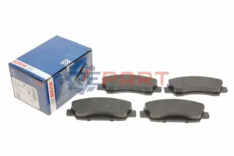 Комплект гальмівних колодок передн, CITROEN C4 CACTUS, C-ELYSEE PEUGEOT 301, 308, 308 II 1.2-2.0D 11.12 Bosch 0986494713 Купити в Україні