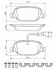 Фото Комплект гальмівних колодок задн, ALFA ROMEO 159, 4C, 4C SPIDER 1.8/1.9D/2.0D 03.06-12.20 Bosch (0986494717) зображення 1