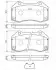 Комплект гальмівних колодок передн, ABARTH 124 SPIDER OPEL CORSA D, CORSA E 1.0-1.7D 07.06 Bosch (0986494718) зображення 1