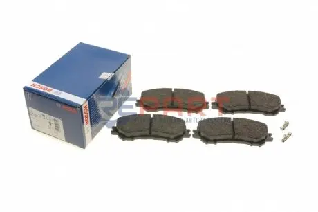 Комплект гальмівних колодок передн, NISSAN QASHQAI II, X-TRAIL, X-TRAIL III RENAULT KADJAR, KOLEOS II 1.2-2.5 11.13 Bosch 0986494720 Купити в Україні
