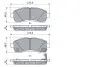Комплект гальмівних колодок передн, MAZDA 2 1.3-1.6D 07.07-06.15 Bosch (0 986 494 754) зображення 1