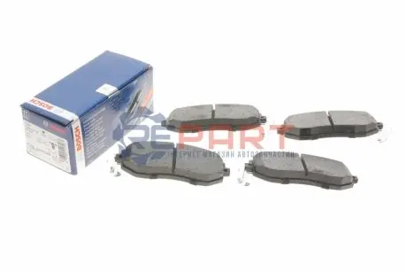 Комплект гальмівних колодок передн, SUBARU BRZ, FORESTER, IMPREZA, LEGACY IV, LEGACY V, OUTBACK, XV TOYOTA GR 86, GT 86 1.5-2.5LPG 12.00 Bosch 0986494761 Купити в Україні