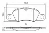 Комплект гальмівних колодок передн, PORSCHE 718 BOXSTER, 718 CAYMAN, 911, 911 TARGA, BOXSTER, CAYMAN 2.0-3.6 06.08 Bosch (0986494784) зображення 1