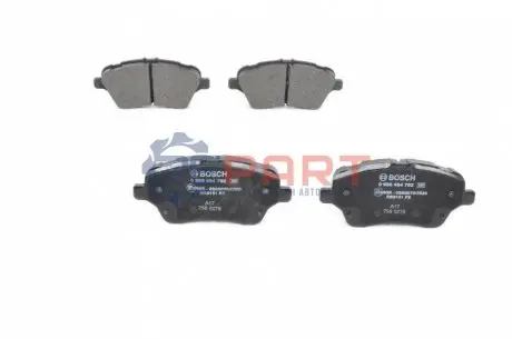 Фото Колодки гальмівні (передні) Ford Courier 14- (TRW) BOSCH (0986494792) зображення 1
