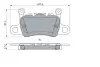 Комплект гальмівних колодок задн, BENTLEY CONTINENTAL, FLYING SPUR PORSCHE 911, 911 SPEEDSTER, CAYMAN, PANAMERA, PANAMERA SPORT TURISMO 2.9-6.0 08.13 Bosch (0986494794) зображення 5
