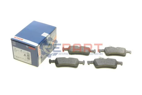 Комплект гальмівних колодок задн, PEUGEOT 308, 308 II 1.2-2.0D 09.13-06.21 Bosch 0986494811 Купити в Україні
