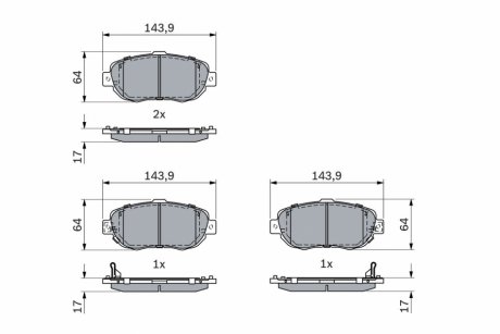 Автозапчастина BOSCH 0986494882