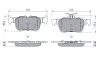 Фото BOSCH FORD колодки тормозов. задн. Mondeo, Galaxy, S-Max, 14- Bosch (0986494888) изображение 1
