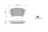 Комплект гальмівних колодок, дискове гальмо Bosch (0986494889) зображення 7