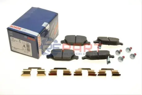 Комплект гальмівних колодок задн, FIAT 500, 500 C, PANDA 0.9/1.3D/1.4 10.07 Bosch 0986494935 Купити в Україні