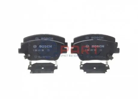 Комплект гальмівних колодок передн, KIA OPTIMA 1.7D-2.4 06.10-12.15 Bosch 0986494984 Купити в Україні