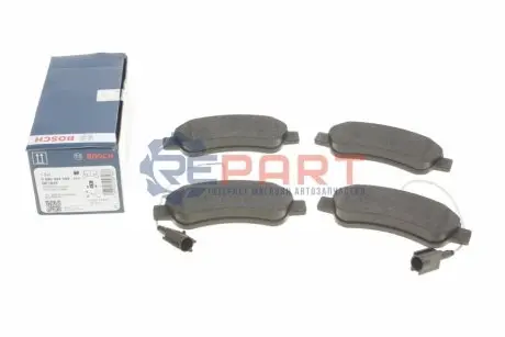 Комплект гальмівних колодок задн, CITROEN JUMPER III FIAT DUCATO OPEL MOVANO C PEUGEOT BOXER 2.0D-Electric 04.06 Bosch 0986494994 Купити в Україні