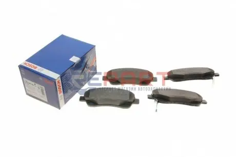 Комплект гальмівних колодок передн, TOYOTA AVENSIS, COROLLA VERSO 1.6-2.4 01.03-03.09 Bosch 0986495083 Купити в Україні