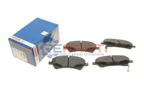 Колодки гальмівні (передні) Toyota Avensis/Verso 08-18/Auris 06-15 (з прижимною пластиною) Bosch 0986495106 Купити в Україні