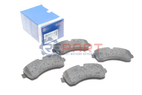 Колодки тормозные (передні) MB Sprinter (906,907,910) 210-519CDI/VW Crafter 30-35/30-50 06-(спарка) Bosch 0986495107 Купити в Україні