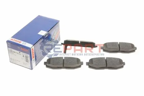 Колодки гальмівні (задні) Subaru Forester 13 Bosch 0 986 495 135 Купити в Україні