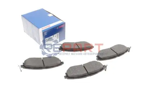 Колодки гальмівні (передні) Subaru Forester/Legacy/Impreza 03- (Akebono) Bosch 0986495156 Купити в Україні