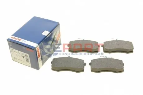 Колодки гальмівні (передні) Lada 2108/2109/2110/2111/2112/2113/2114/2115 87 Bosch 0986495214 Купити в Україні