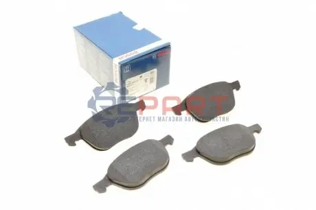Комплект гальмівних колодок (передніх) Ford Focus II-III/Kuga/Connect/Mazda 3/5/Volvo C30/C70/S40 03- BOSCH 0986495215 Купити в Україні