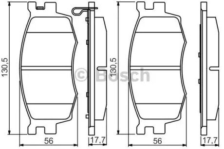 Гальмівні колодки BOSCH 0986495240 (фото 1)