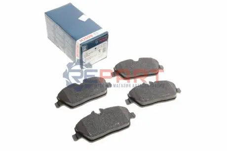 Комплект гальмівних колодок передн, BMW 1 (E81), 1 (E82), 1 (E87), 1 (E88), 2 (F45) MINI (F55), (F56), (F57), (R56), (R57), (R58), (R59), CLUBMAN (F54), CLUBMAN (R55) 1.4-Electric 06.04 Bosch 0986495251 Купити в Україні