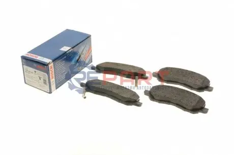 Колодки гальмівні (передні) Jeep Compass/ Patriot 06- (Akebono) Bosch 0986495253 Купити в Україні