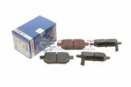 Колодки гальмівні (задні) Toyota Auris/IQ/Urban Cruiser 07 Bosch 0986495282 Купити в Україні