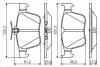 Фото Колодки гальмівні (задні) Skoda Kodiaq/SuperB/VW Touran/Passat B8 14-/Golf/Seat/Audi A3 12-/Q3 18 Bosch (0986495346) зображення 5