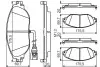 Фото Колодки гальмівні (передні) Audi Q3 18-/A3/Skoda Octavia/VW Passat B6-B8/Golf/Tiguan 12- (+датчик) Bosch (0986495350) зображення 7